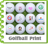 ゴルフボールプリント・ゴルフボール印刷